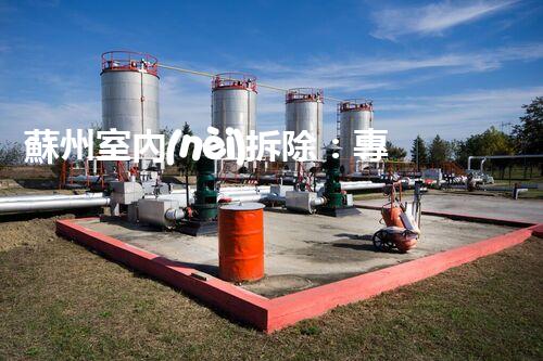 蘇州室內(nèi)拆除：專業(yè)高效，安全環(huán)保一站式服務(wù)